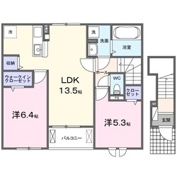 アルクドマーニの物件間取画像